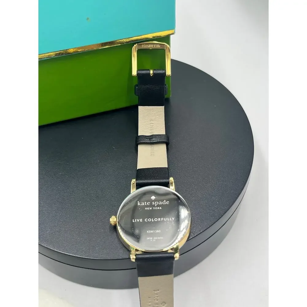 Kate Spade New York Metro 0586 Women's Leather Analog‎ Dial Quartz Watch EY586